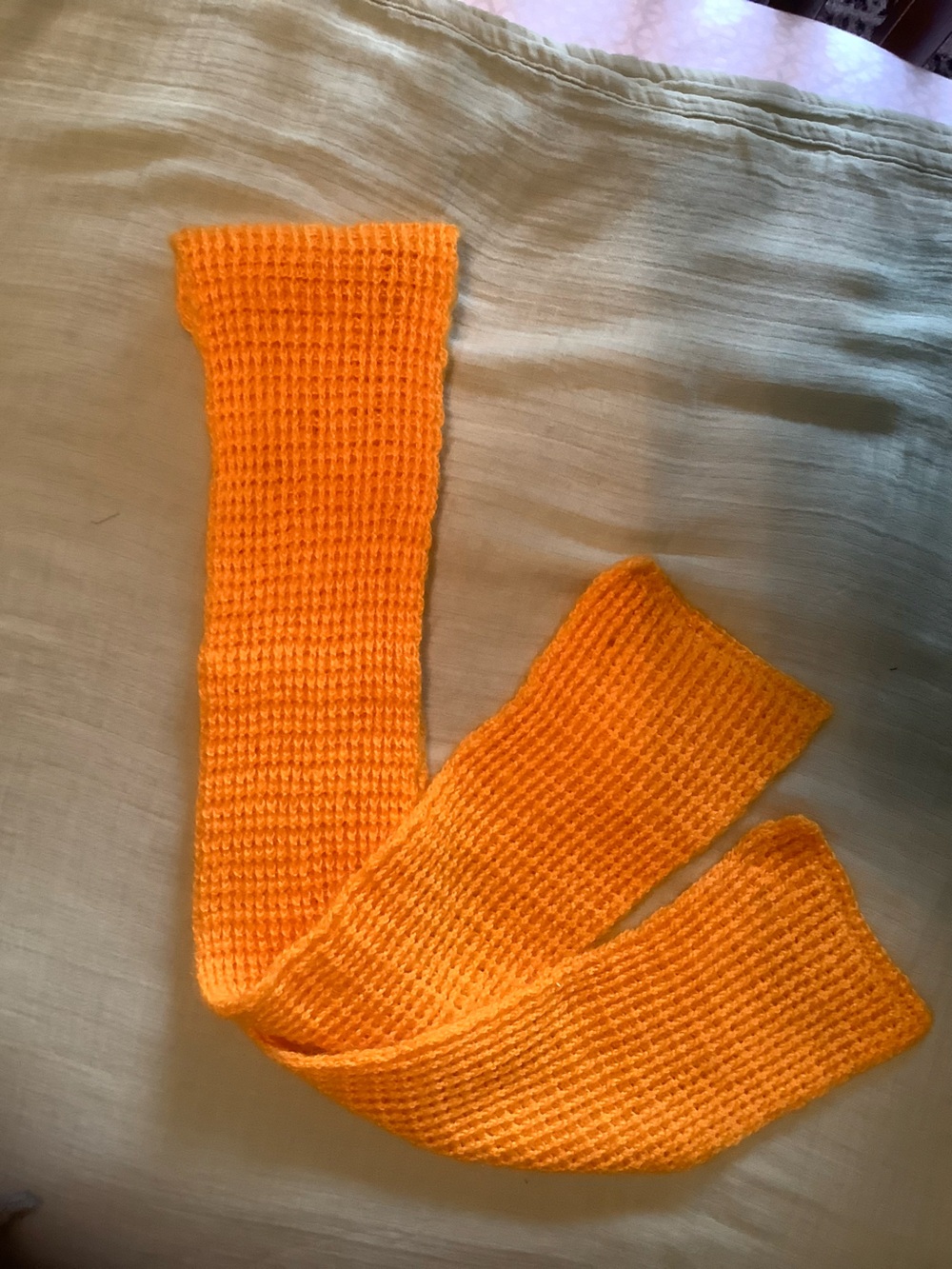 Vibrant Crocheted Scarf